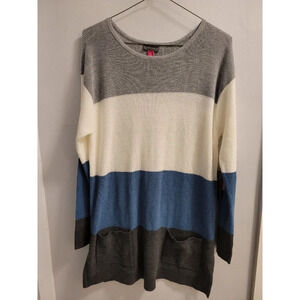 Vince Camuto Womens Colorblock Sweater Size Medium Brand New With Tag